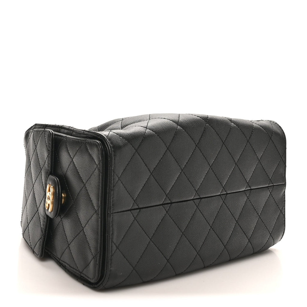 Chanel Caviar Quilted Small Chanel 25 Handbag Black