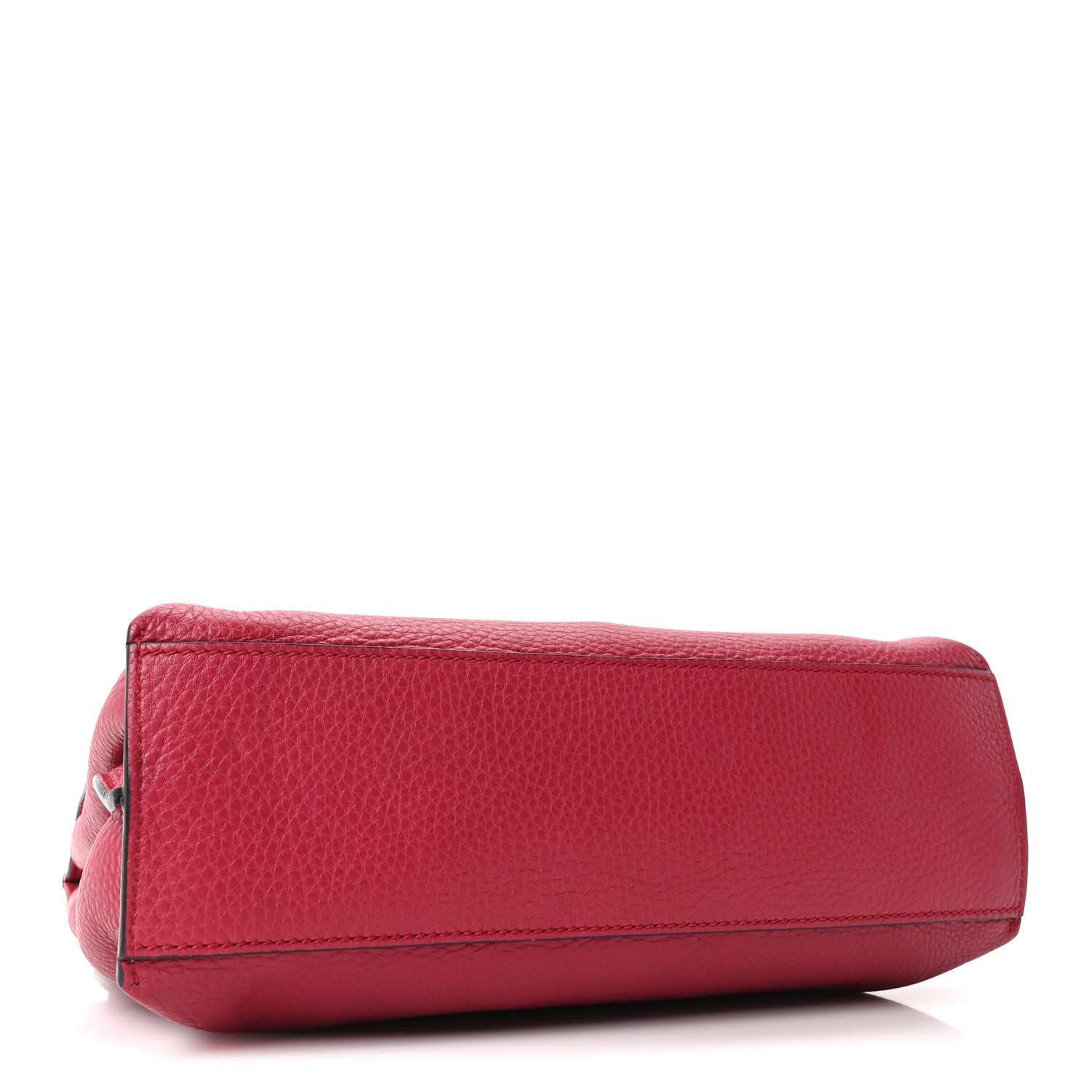 Gucci Cellarius Calfskin Small Bamboo Daily Top Handle Bag  Dark Pink