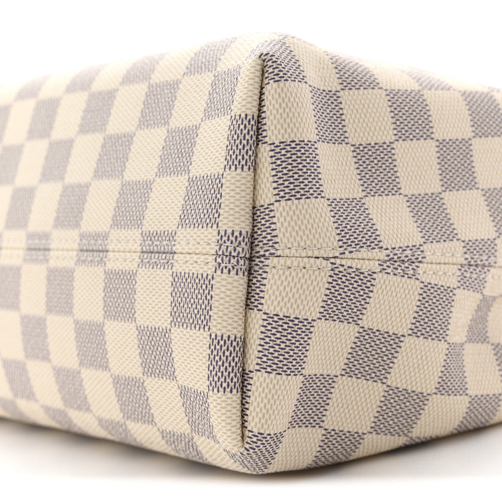 Louis Vuitton Damier Azur Graceful PM Rose Ballerine