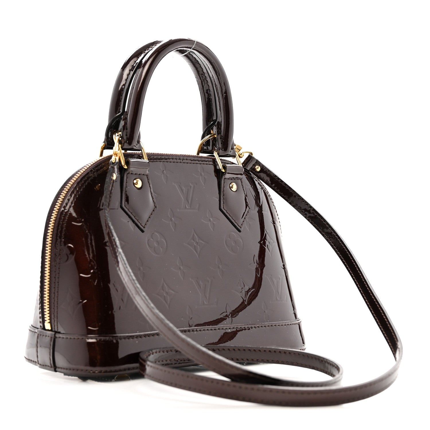 Louis Vuitton Vernis Alma BB Amarante