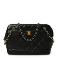 Chanel Caviar Quilted Shoulder Bag Black