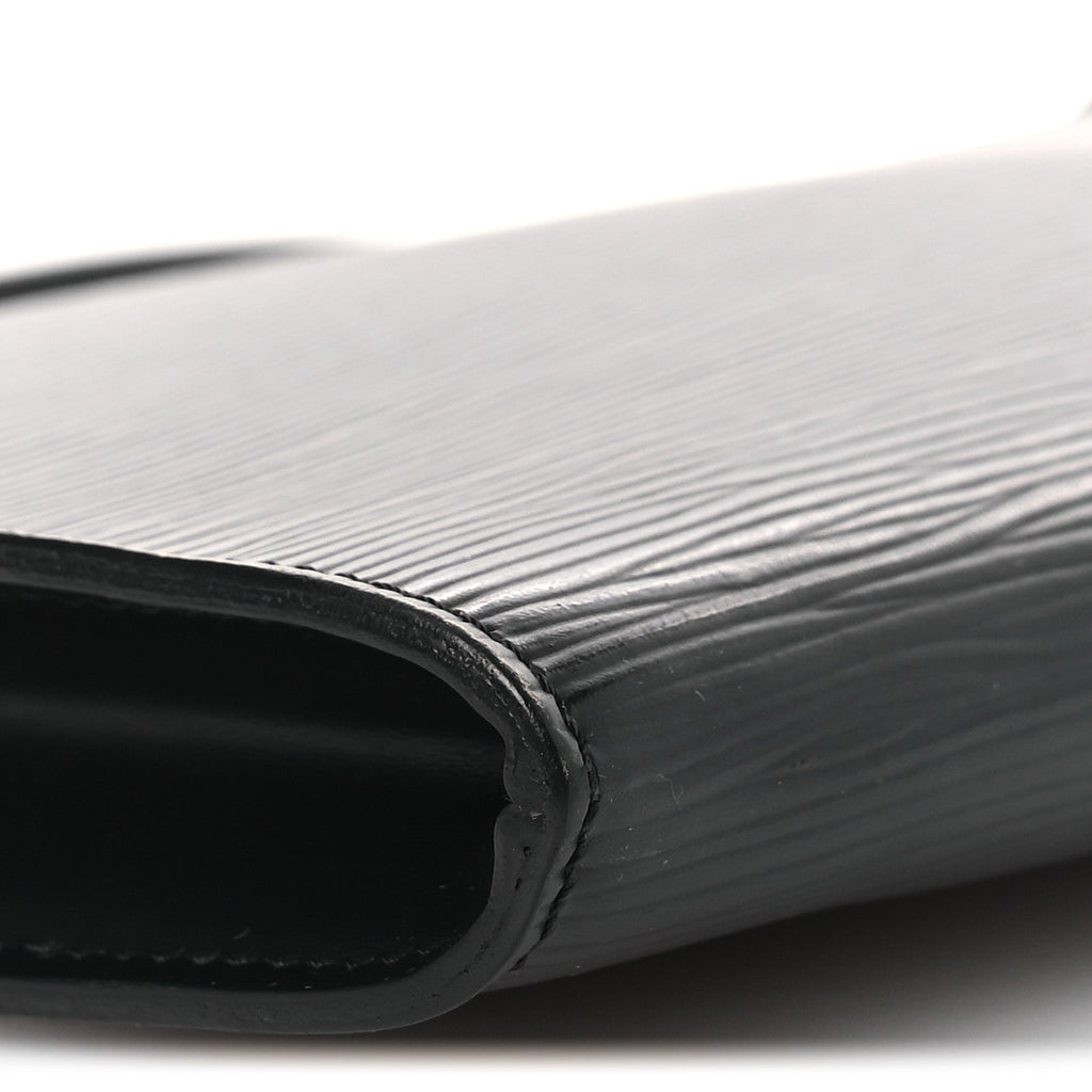 Louis Vuitton Epi Pochette Accessories 24 Black