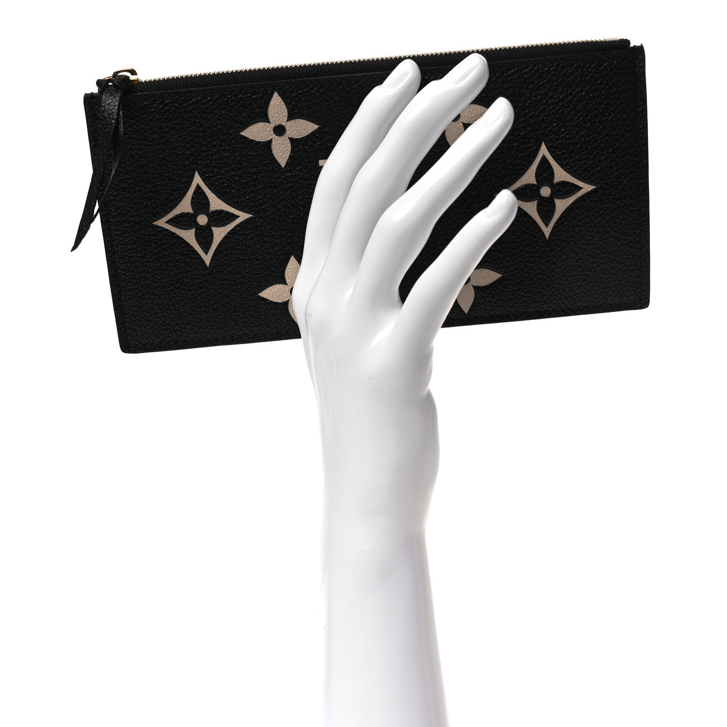 Louis Vuitton Empreinte Monogram Giant Crafty Pochette Felicie Zippered Insert Black
