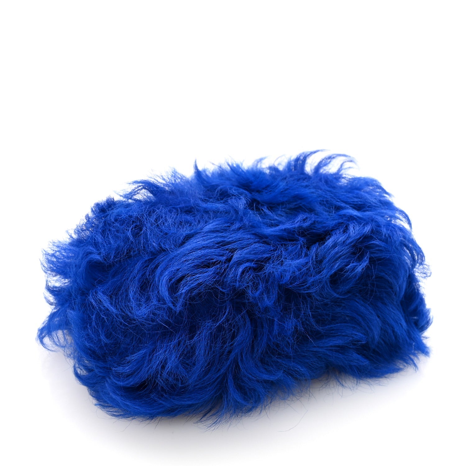 Chanel Shearling Lambskin CC Hook Card Holder Blue