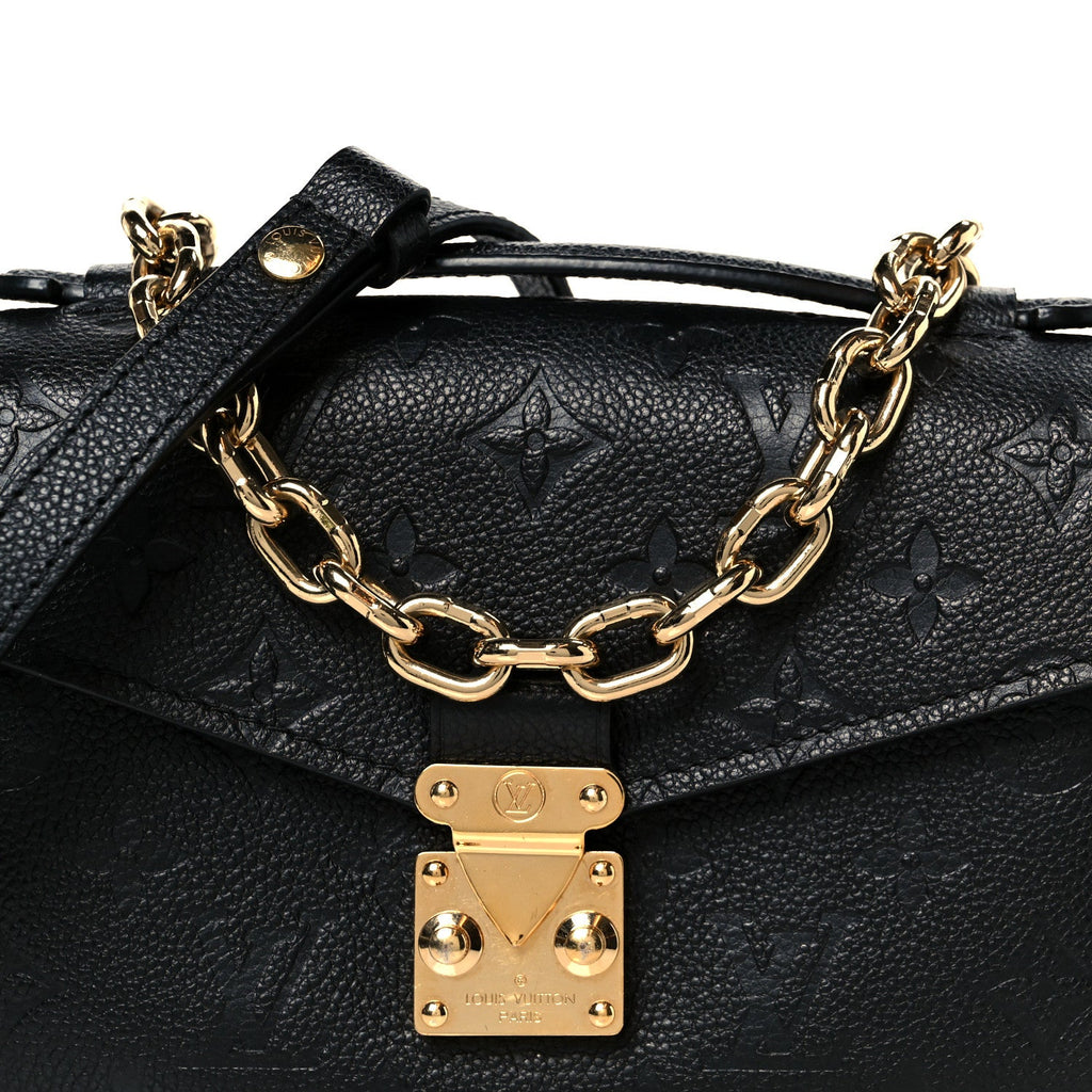 Louis Vuitton Empreinte Pochette Metis East West Black