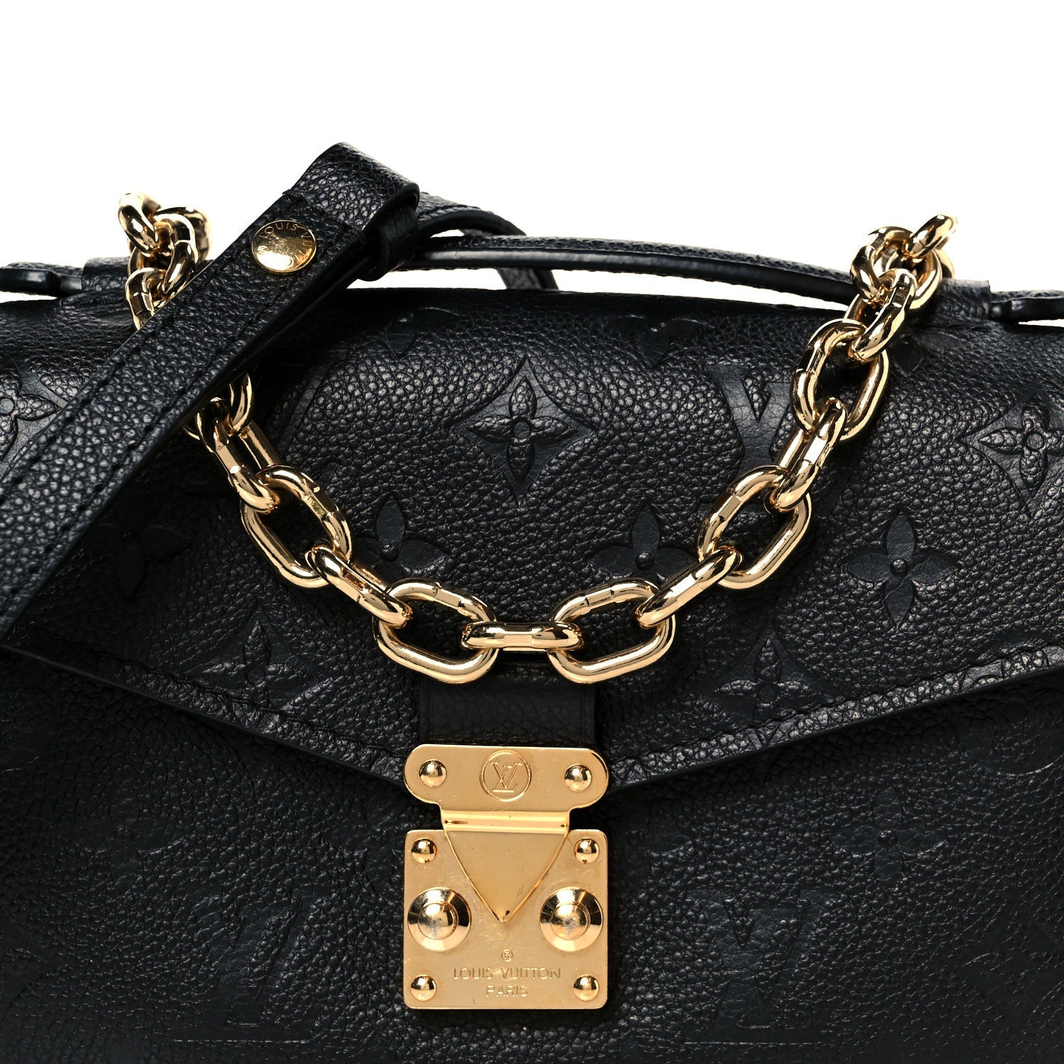 Louis Vuitton Empreinte Pochette Metis East West Black