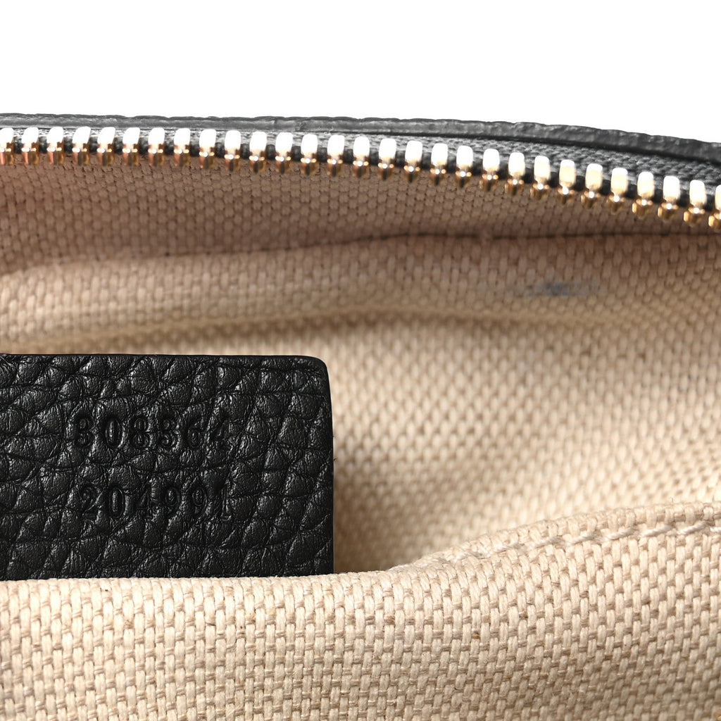 Gucci Pebbled Calfskin Small Soho Disco Bag Black