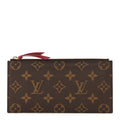 Louis Vuitton Monogram Felicie Chain Wallet Zippered Insert Fuchsia