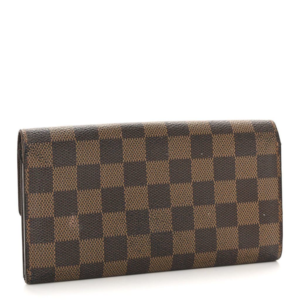 Louis Vuitton Damier Ebene Sarah Wallet