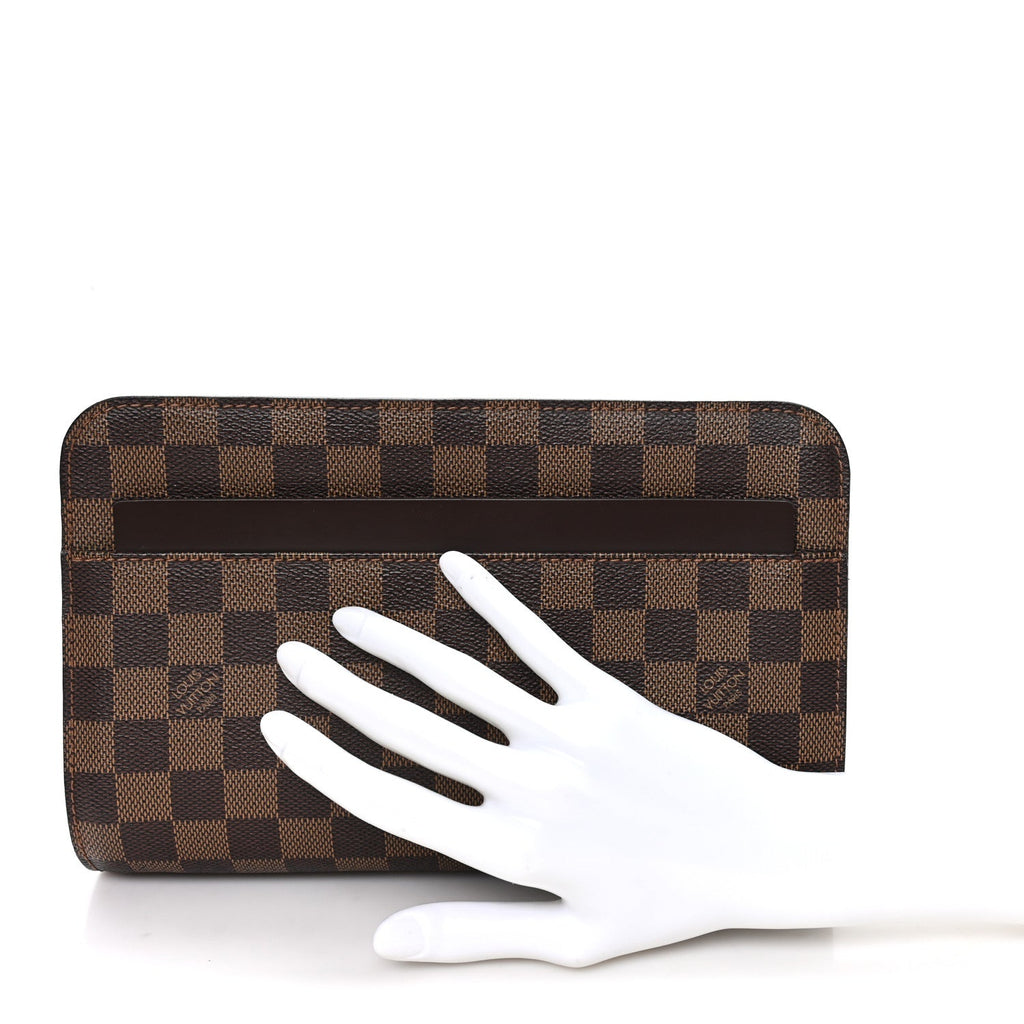 Louis Vuitton Damier Ebene Pochette Saint Louis Clutch