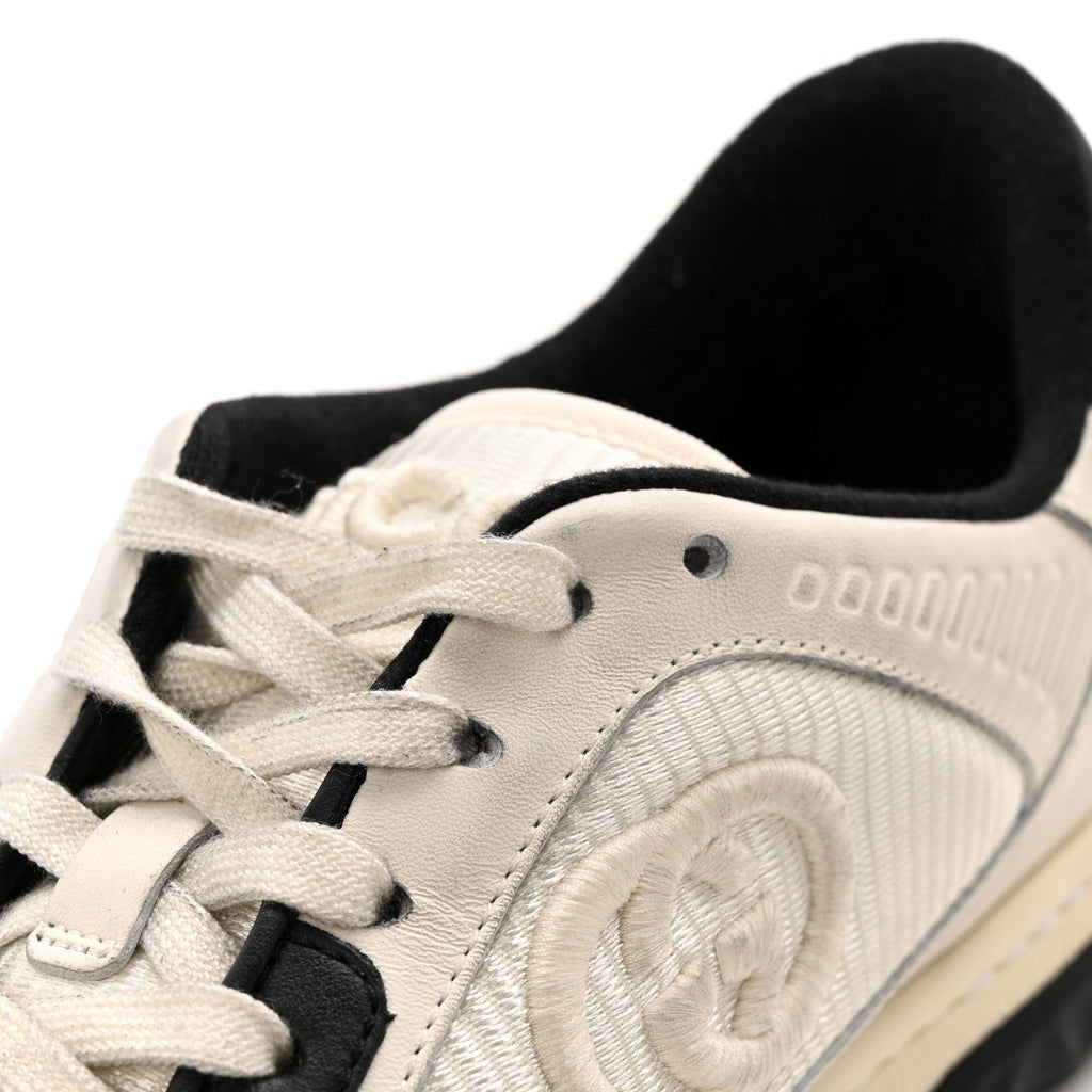Gucci Dali Soft Calfskin Womens Mac80 Sneakers 39 Off White Black