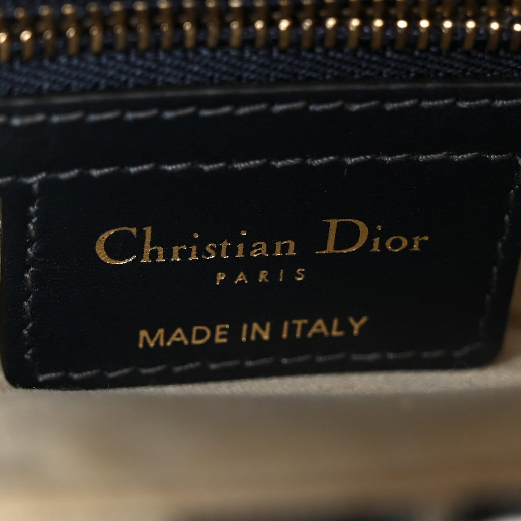 Christian Dior Oblique Saddle Bag Blue