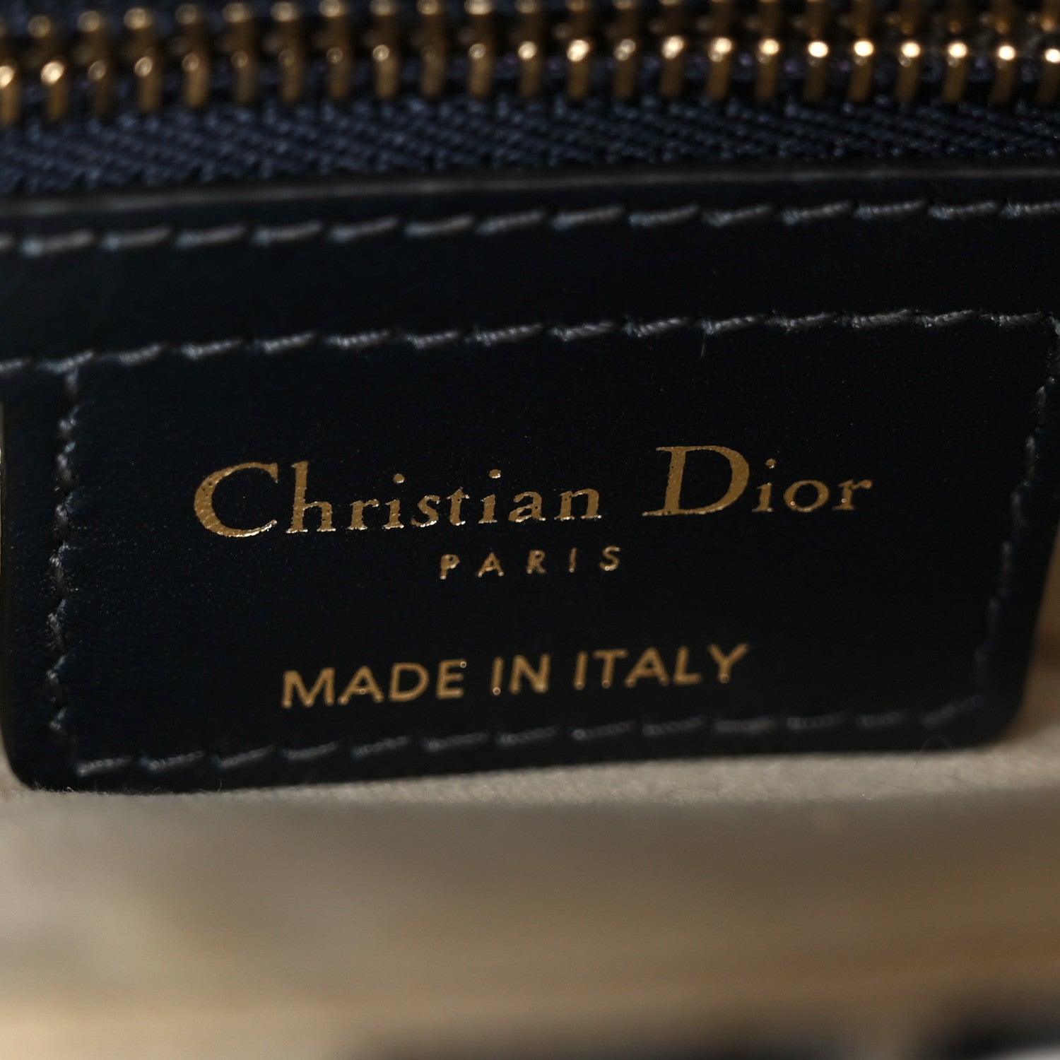 Christian Dior Oblique Saddle Bag Blue