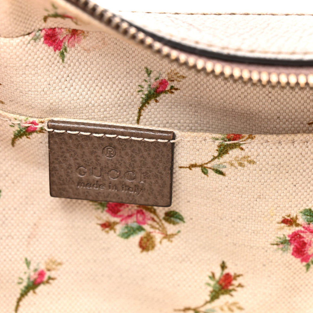 Gucci GG Supreme Monogram Web Neo Vintage Shoulder Bag Beige New Acero Crop