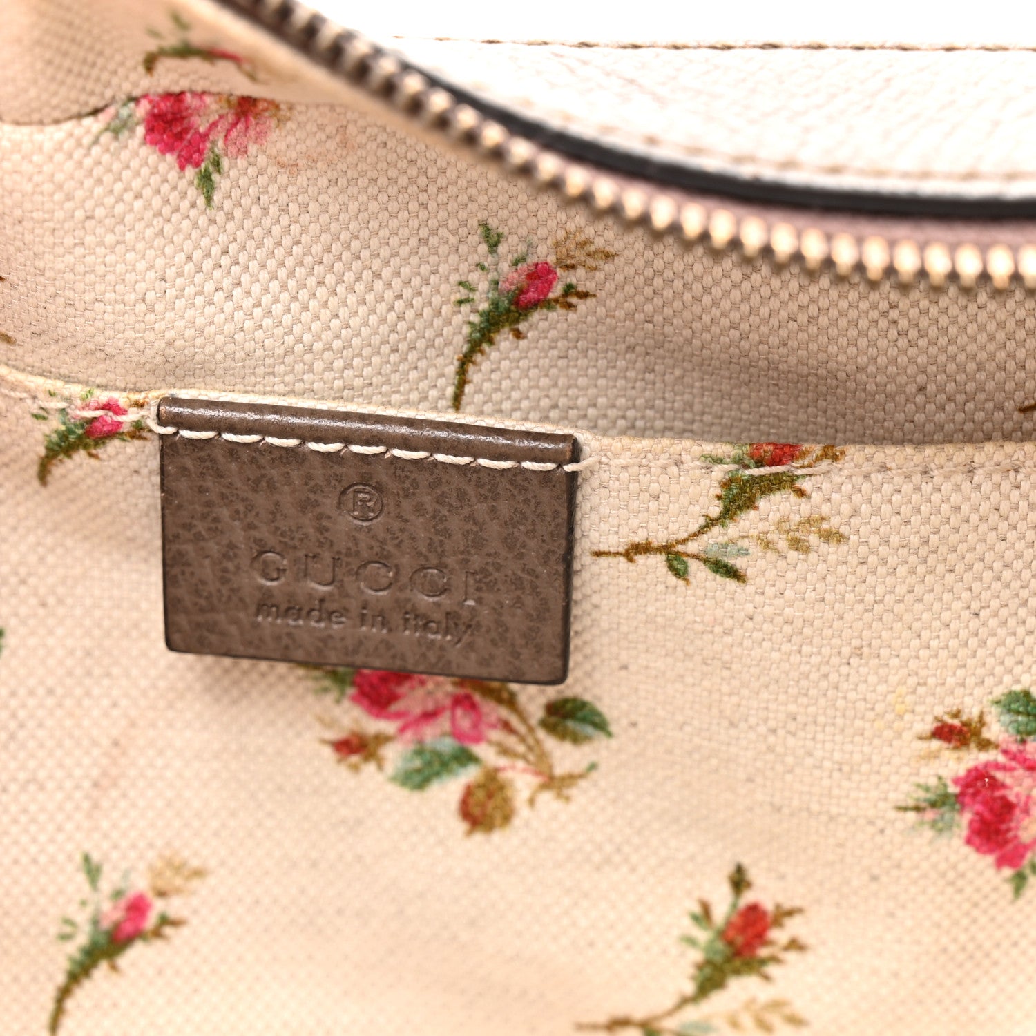 Gucci GG Supreme Monogram Web Neo Vintage Shoulder Bag Beige New Acero Crop