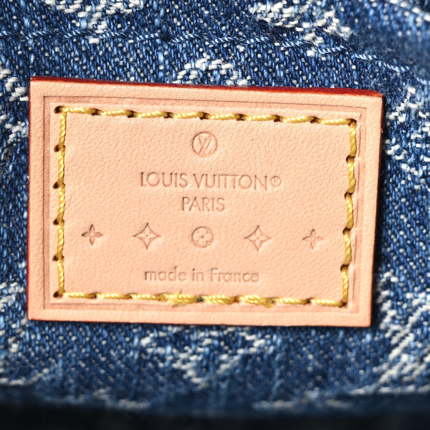 Louis Vuitton Monogram Denim Croissant MM Blue