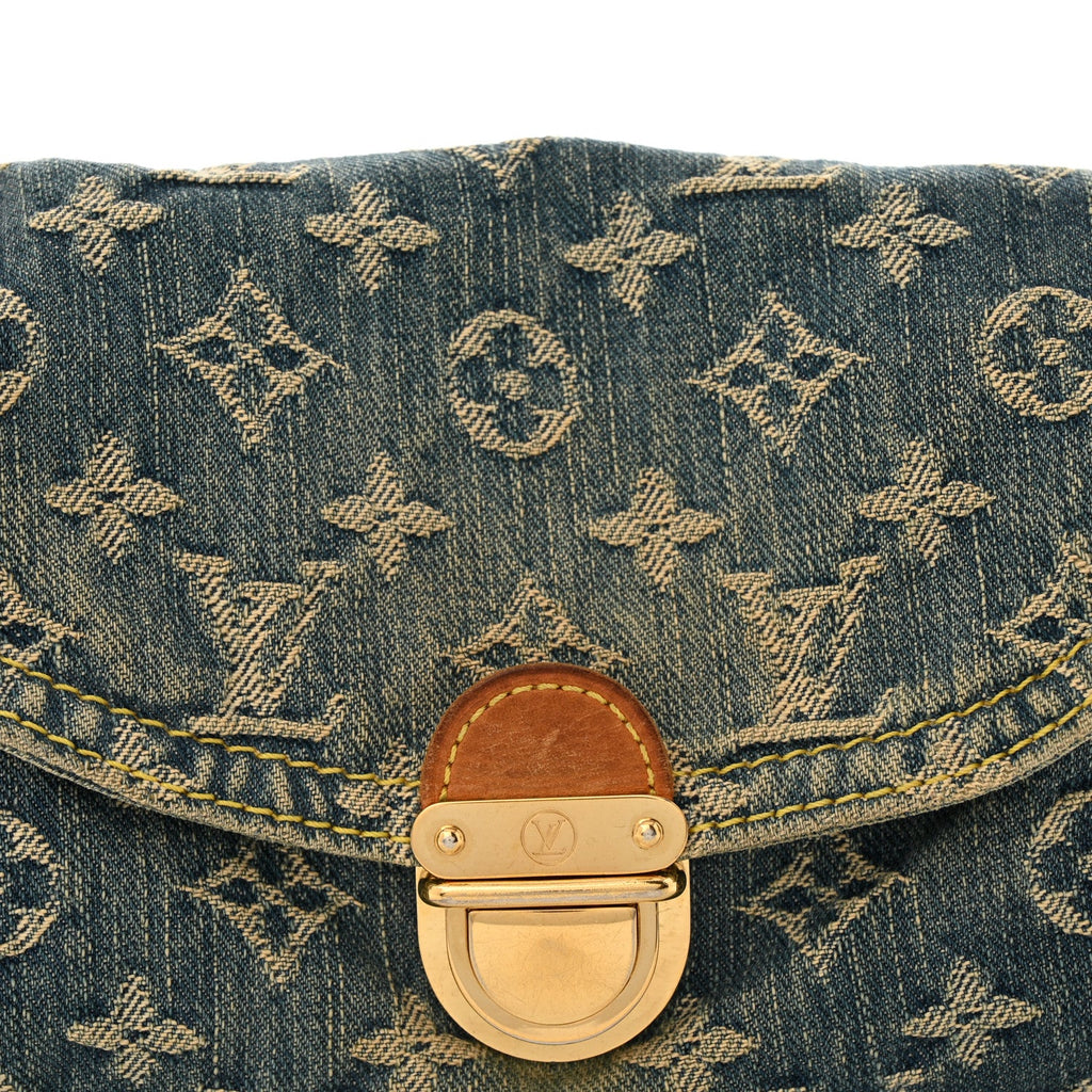 Louis Vuitton Monogram Denim Mini Pleaty Blue