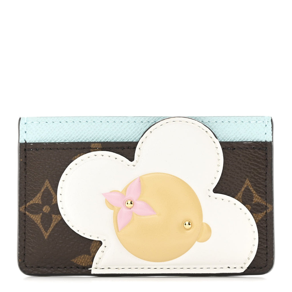 Louis Vuitton Monogram Vivienne Card Holder Animation Blue