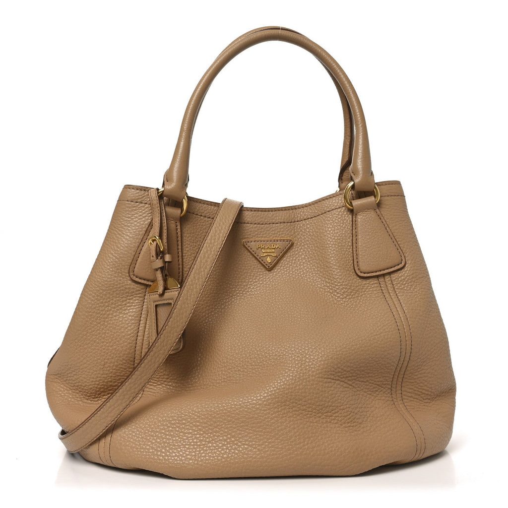 Prada Vitello Daino Tote Sughero