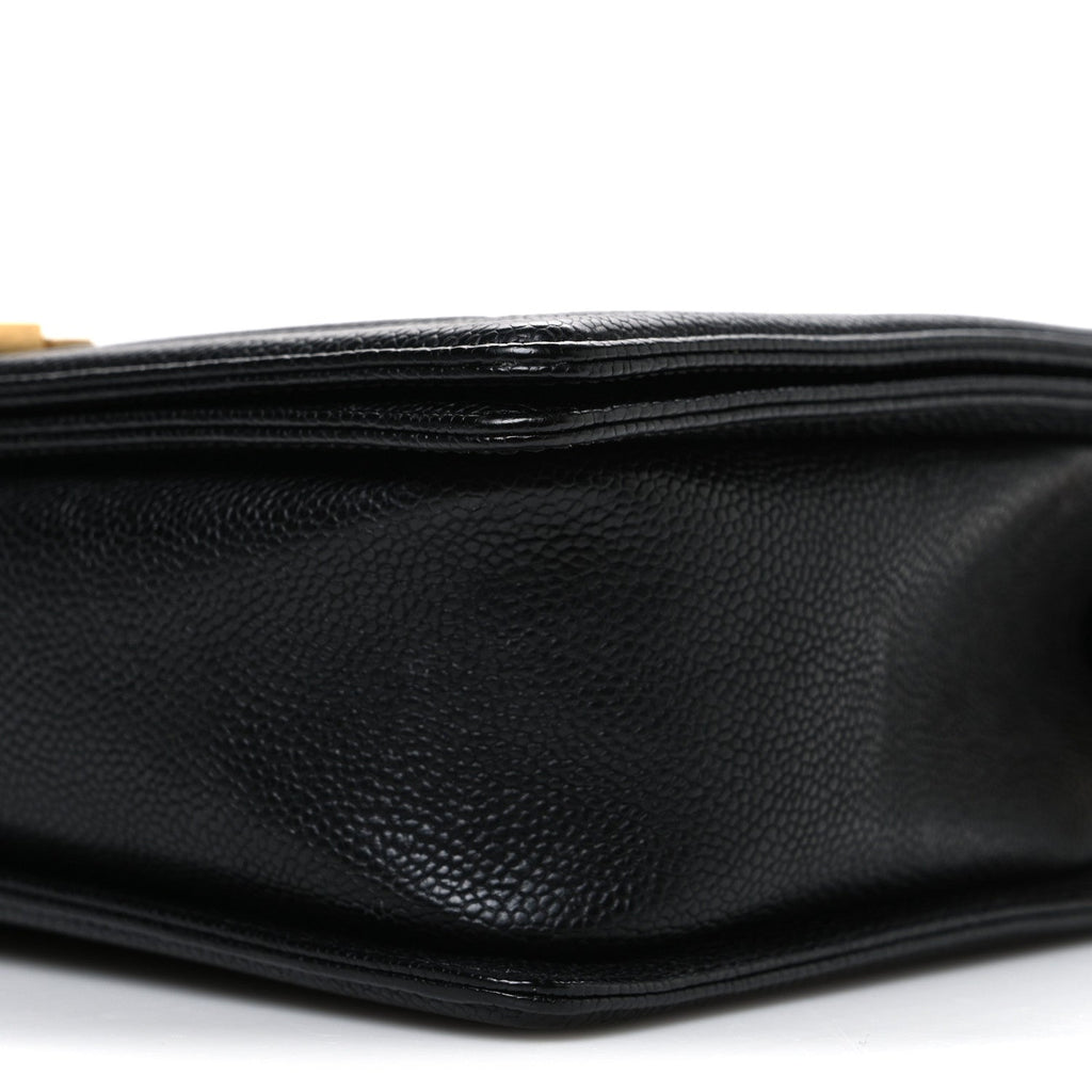 Chanel Caviar Quilted New Medium Boy Flap Black