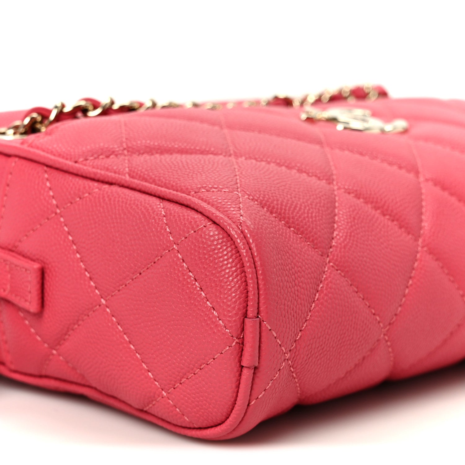 Chanel Caviar Quilted Small In & Out Camera Case Pink