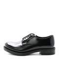 Prada Spazzolato Mens Derby Loafers 7.5 Black