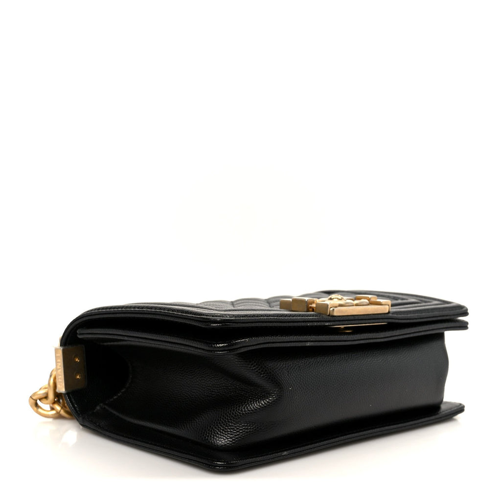 Chanel Caviar Quilted Small Boy Flap Black