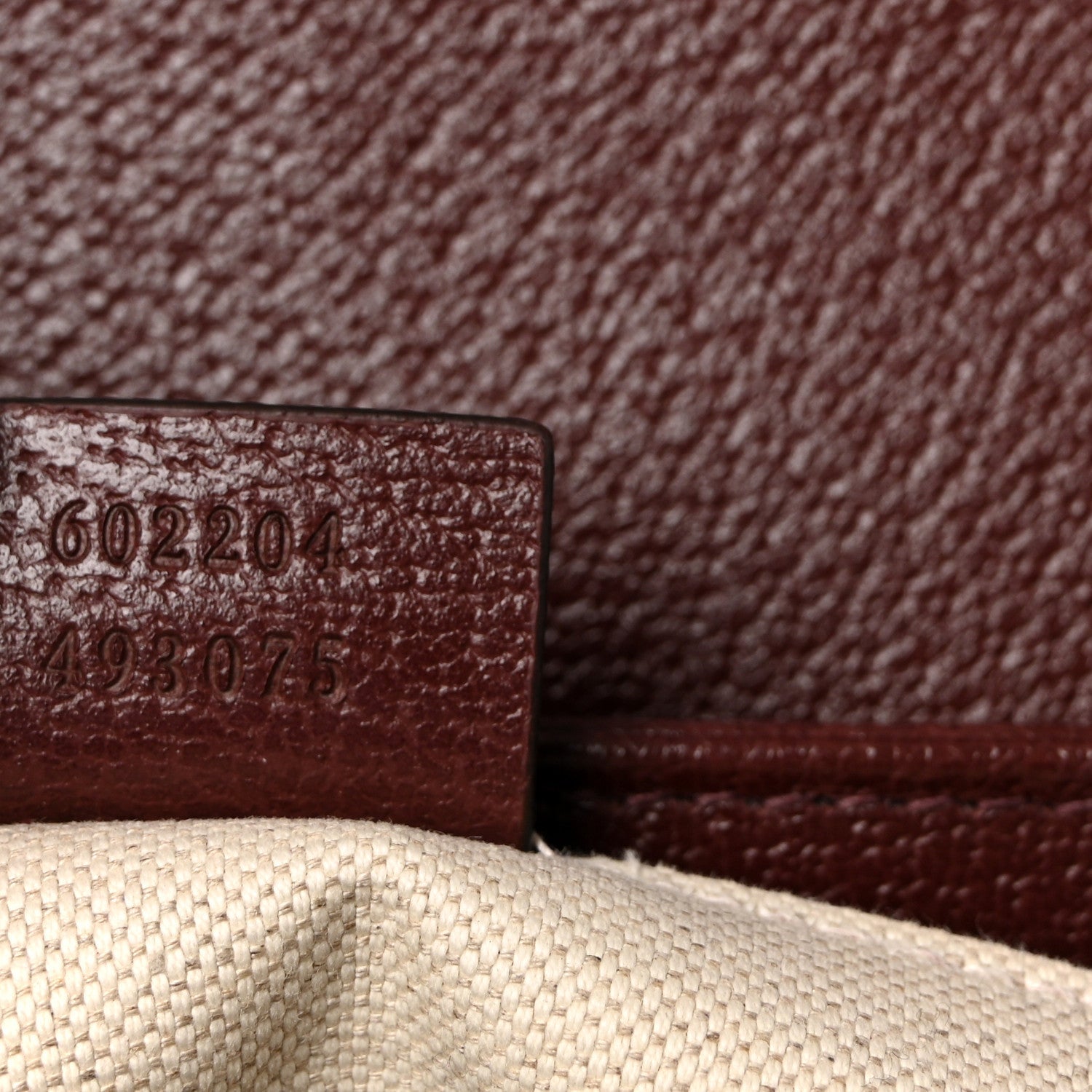 Gucci Monogram Textured Dollar Calfskin Horsebit 1955 Shoulder Bag Sahara Rubino Chardonnay