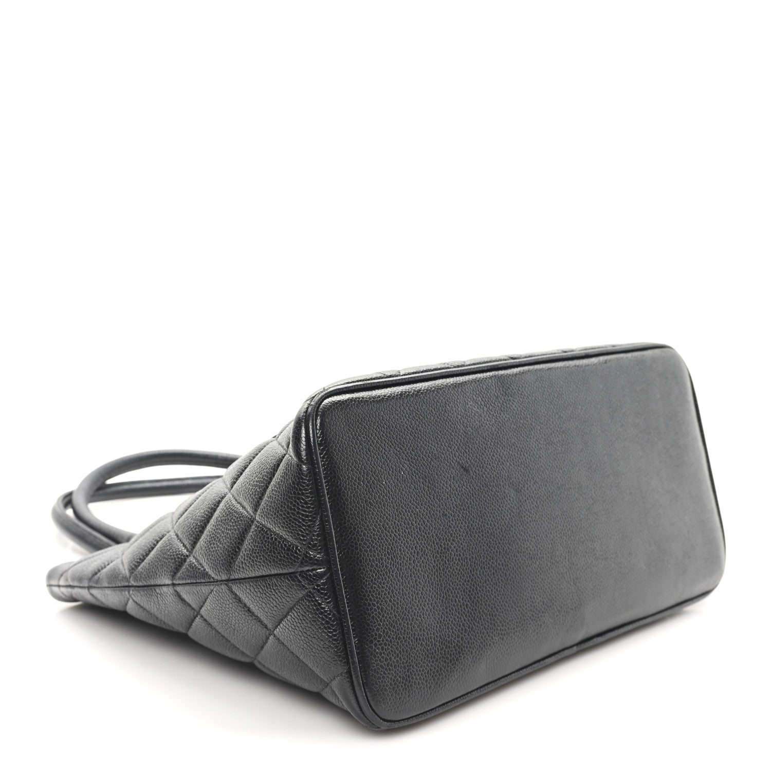 Chanel Caviar Quilted Medallion Tote Black