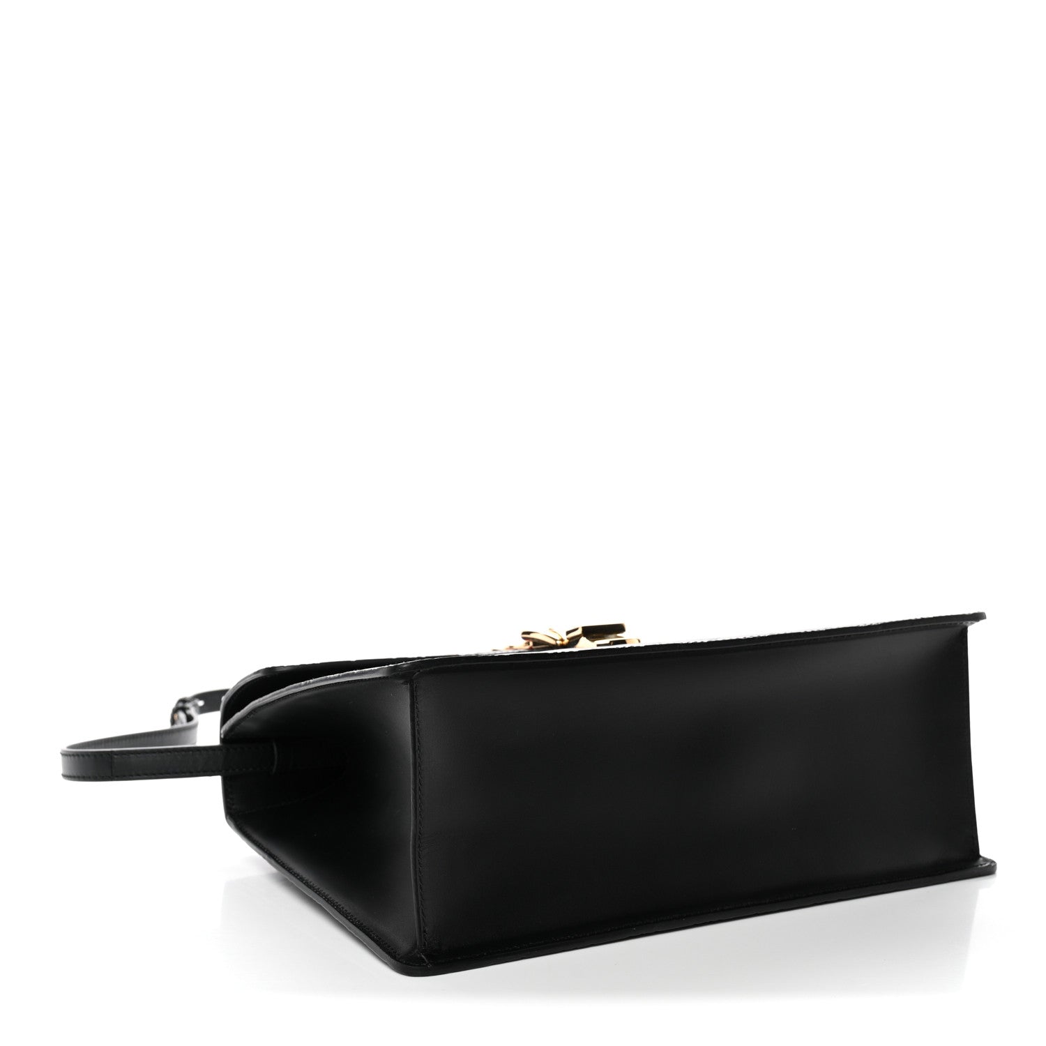 Gucci Guccissima Signature Medium Sylvie Top Handle Bag Black