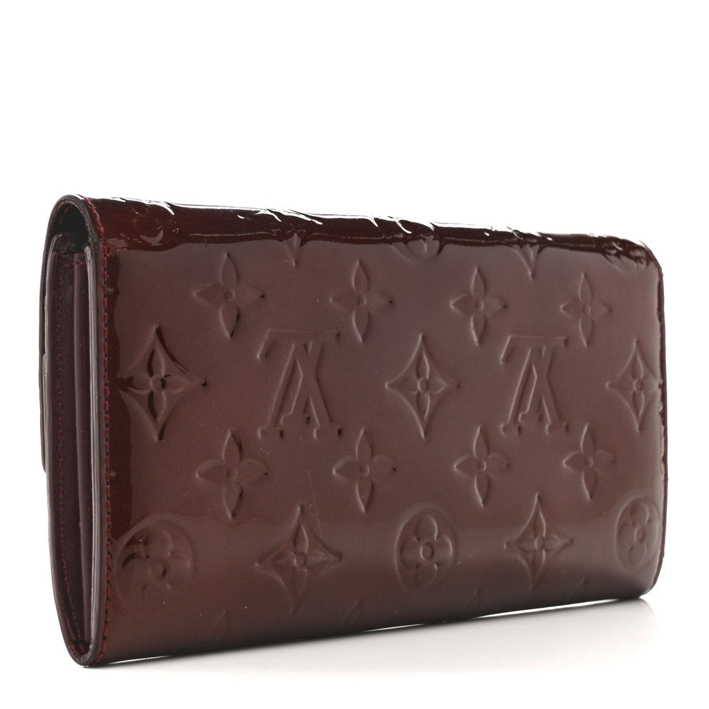 Louis Vuitton Vernis Sarah Wallet Amarante