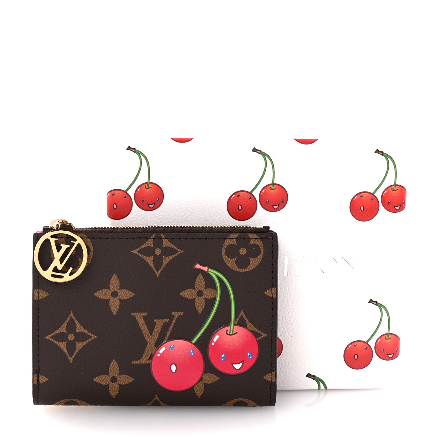Louis Vuitton LV X TM Monogram Cerises Lisa Wallet