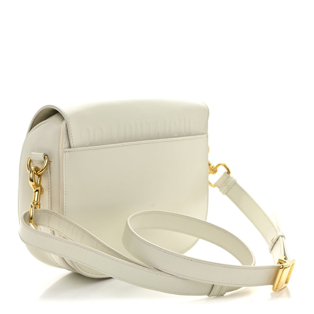 Christian Dior Box Calfskin Medium Bobby Flap Latte
