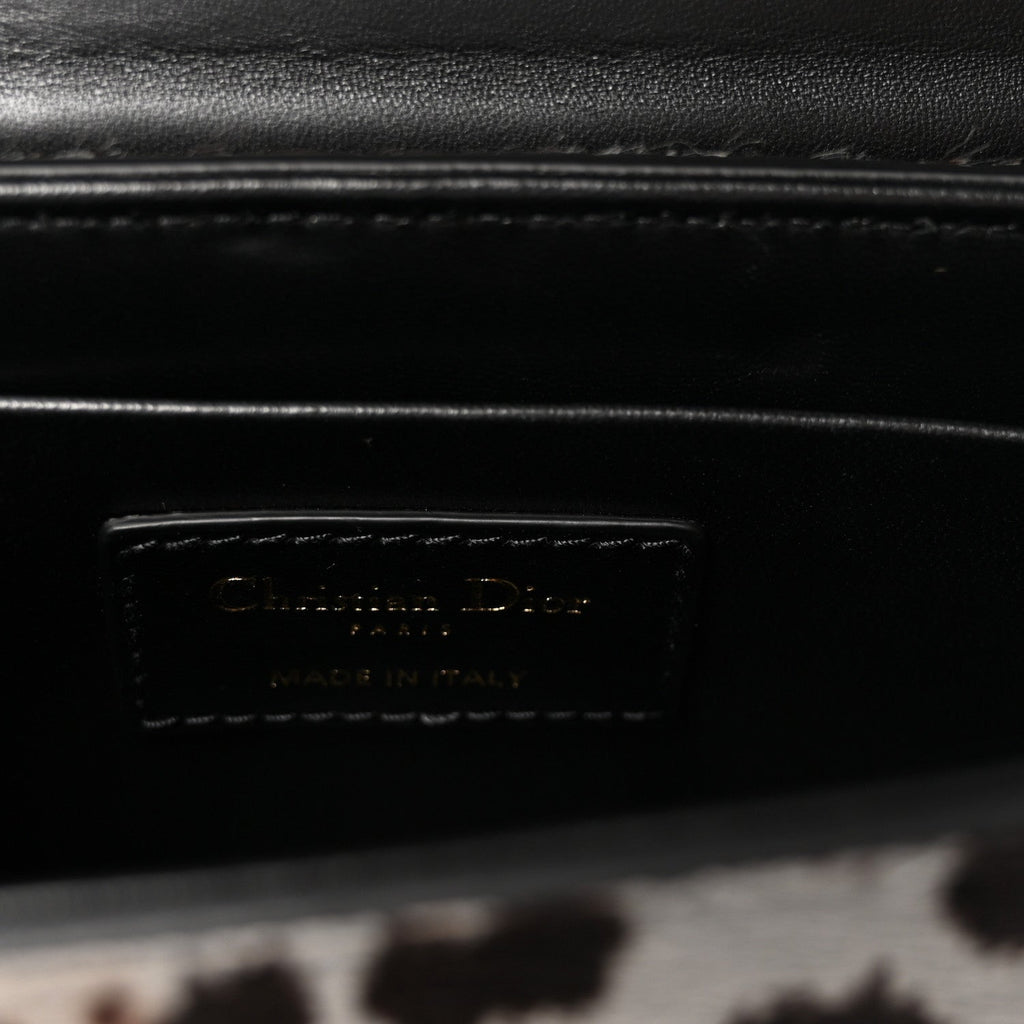 Christian Dior Pony Hair 30 Montaigne Box Bag Blue