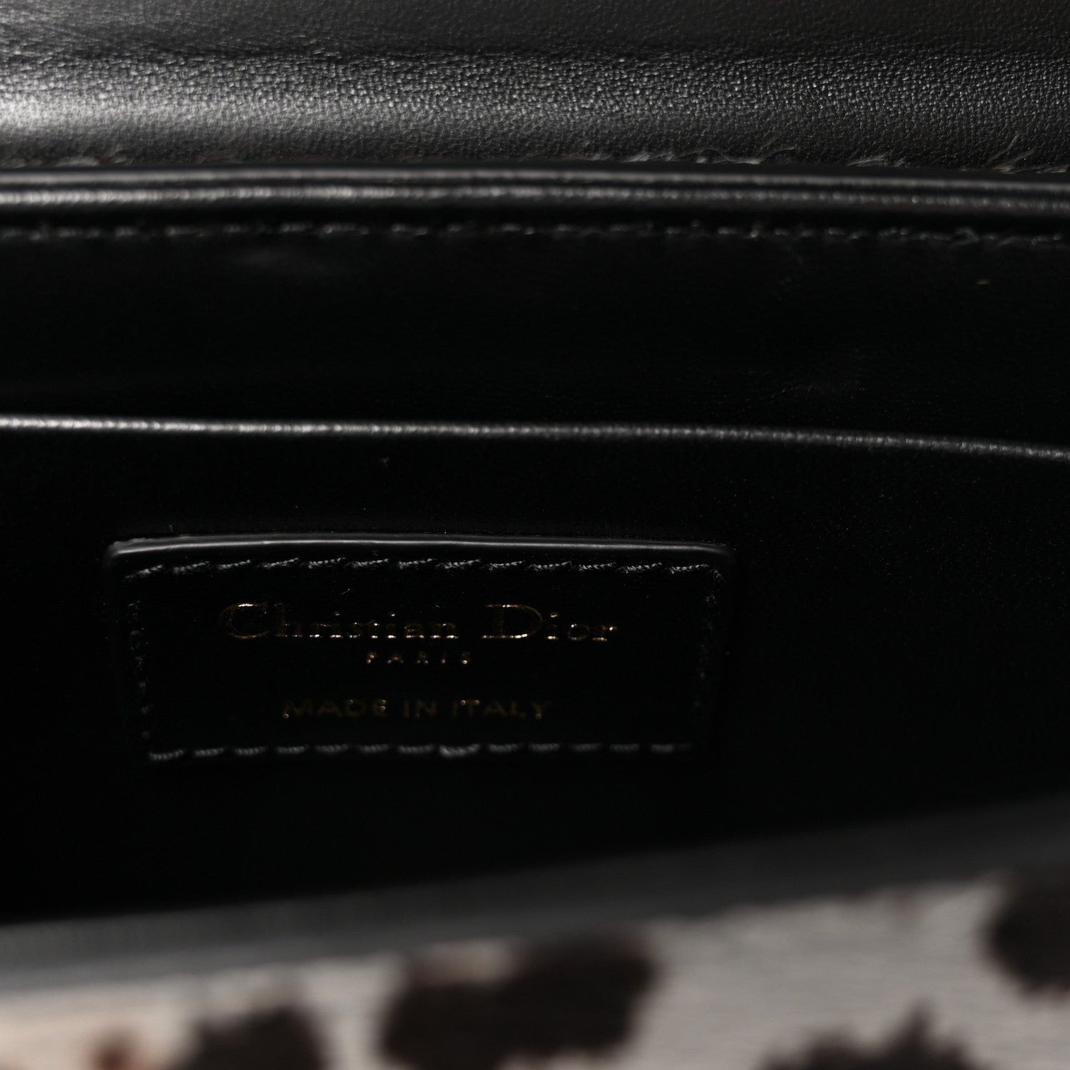 Christian Dior Pony Hair 30 Montaigne Box Bag Blue