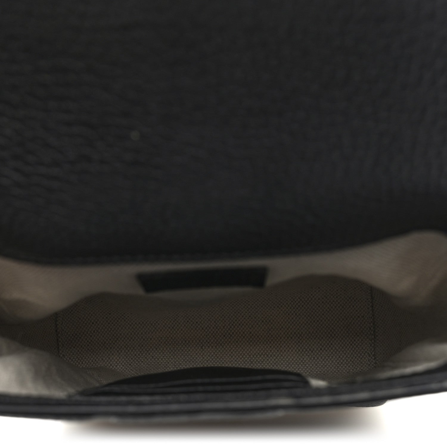 Gucci Piuma Calfskin Jumbo GG Embossed Small Messenger Bag Black