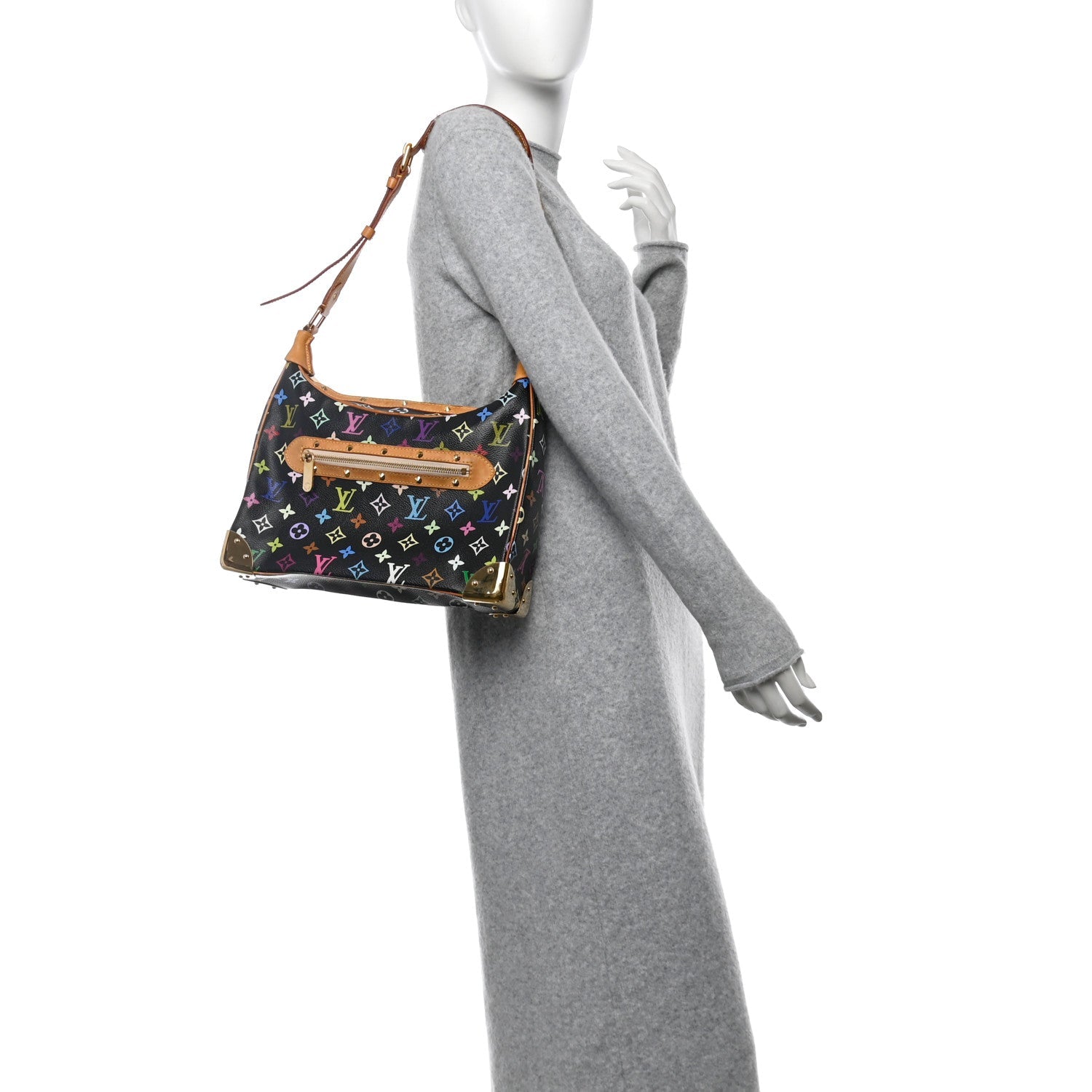 Louis Vuitton Monogram Multicolor Boulogne Black