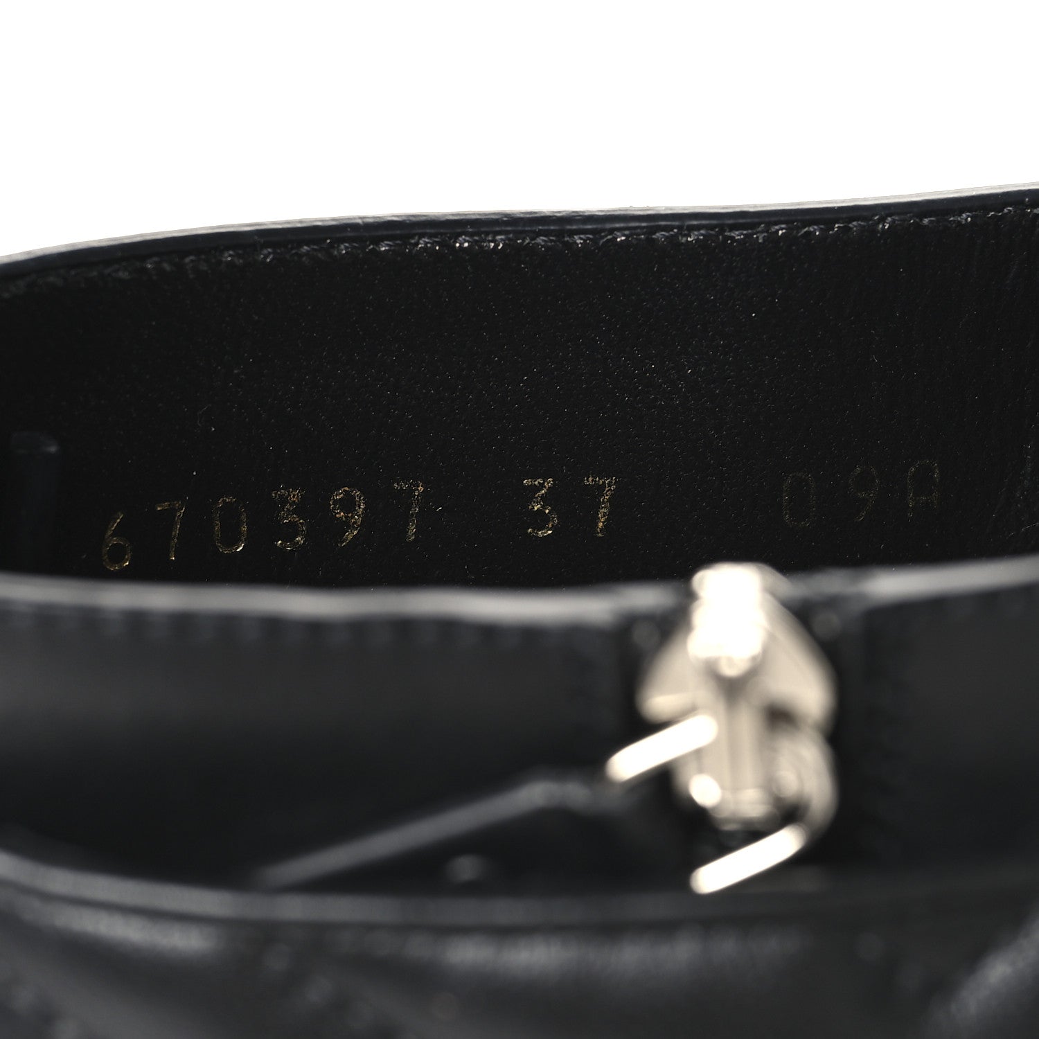 Gucci Flores Calfskin Nappa Matelasse GG 40mm Ankle Boots 37 Black