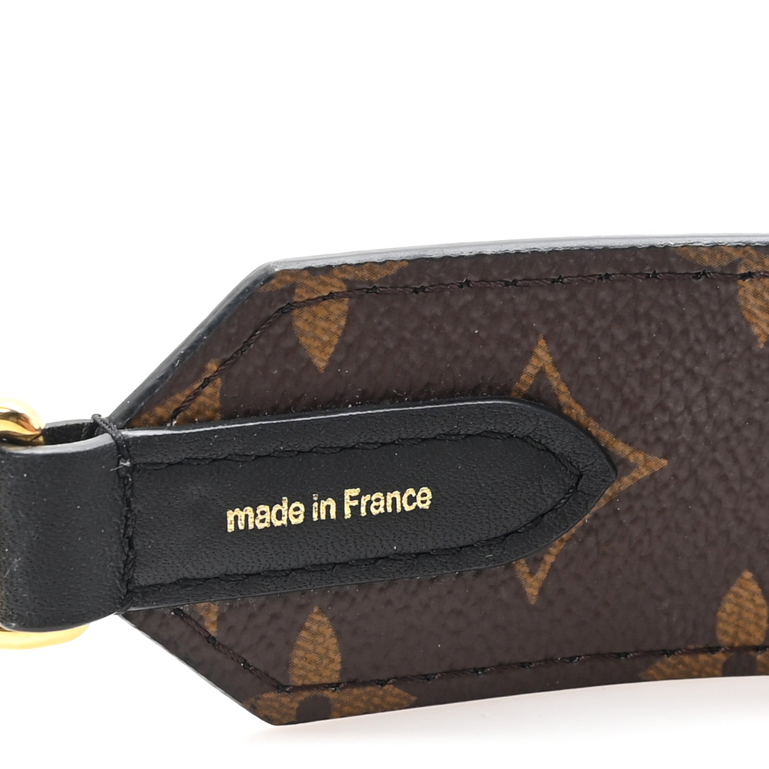 Louis Vuitton Monogram Letter Bandouliere Shoulder Strap Black