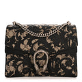 Gucci GG Supreme Monogram Arabesque Medium Dionysus Shoulder Bag Black