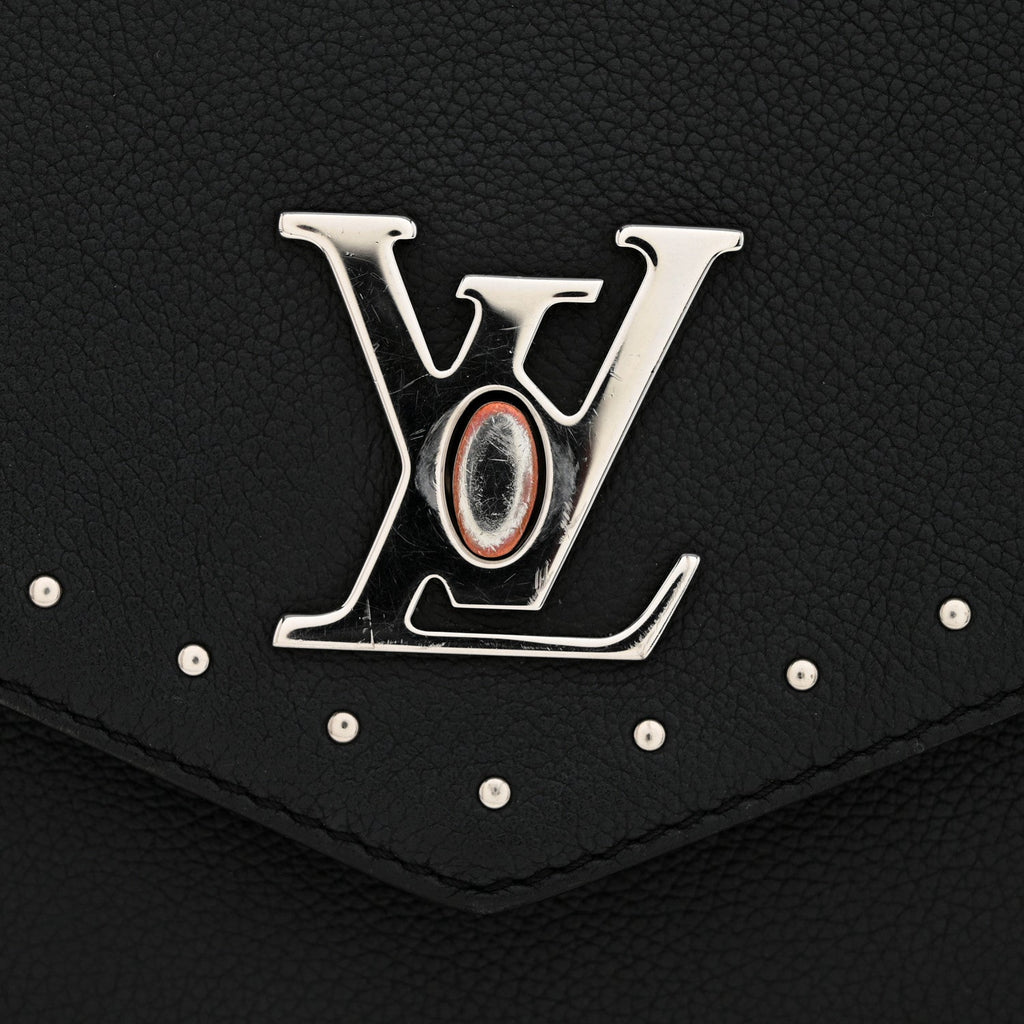 Louis Vuitton Soft Calfskin My Lockme Studs Black