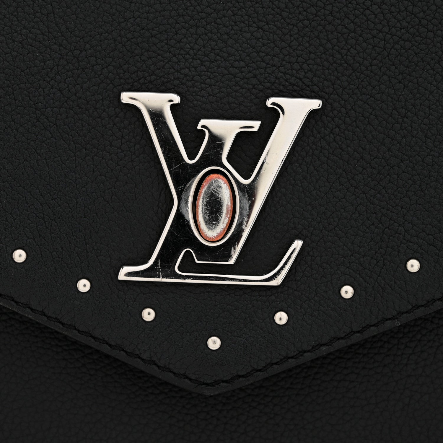 Louis Vuitton Soft Calfskin My Lockme Studs Black