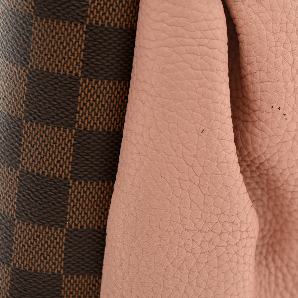 Louis Vuitton Damier Ebene Cuir Taurillon Brittany Magnolia