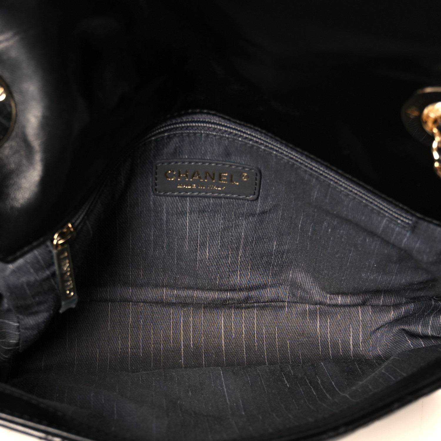 Chanel Lambskin Quilted Medium Westminster Pearl Flap Black