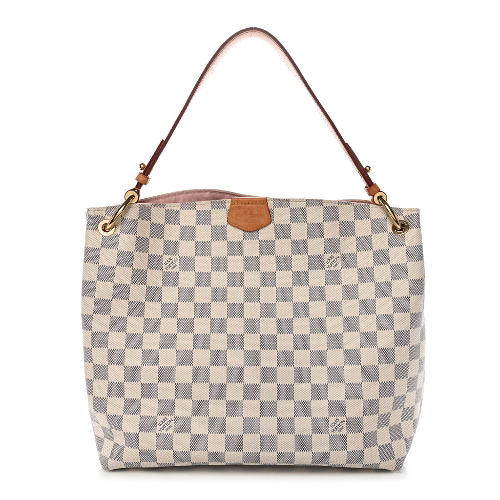 Louis Vuitton Damier Azur Graceful PM Rose Ballerine