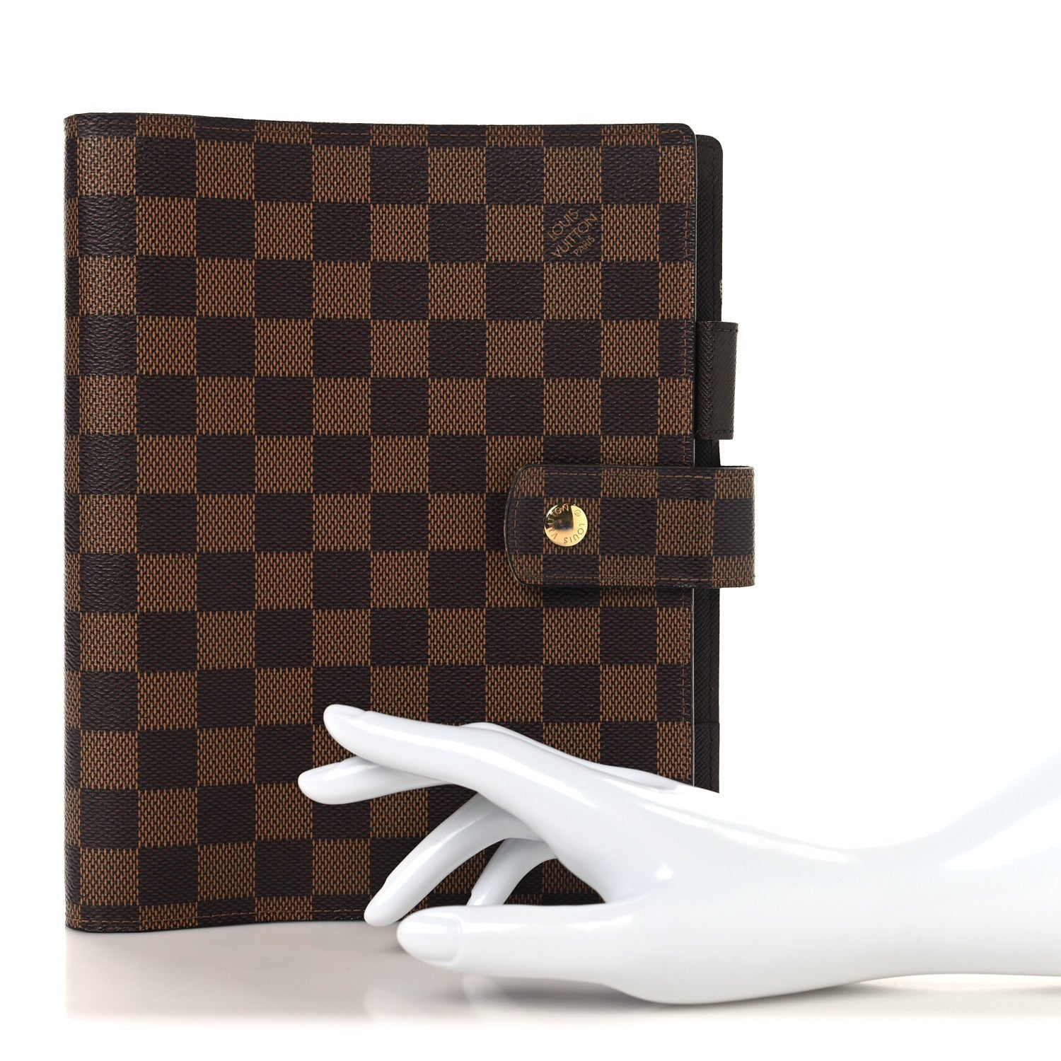 Louis Vuitton Damier Ebene Large Ring Agenda Cover