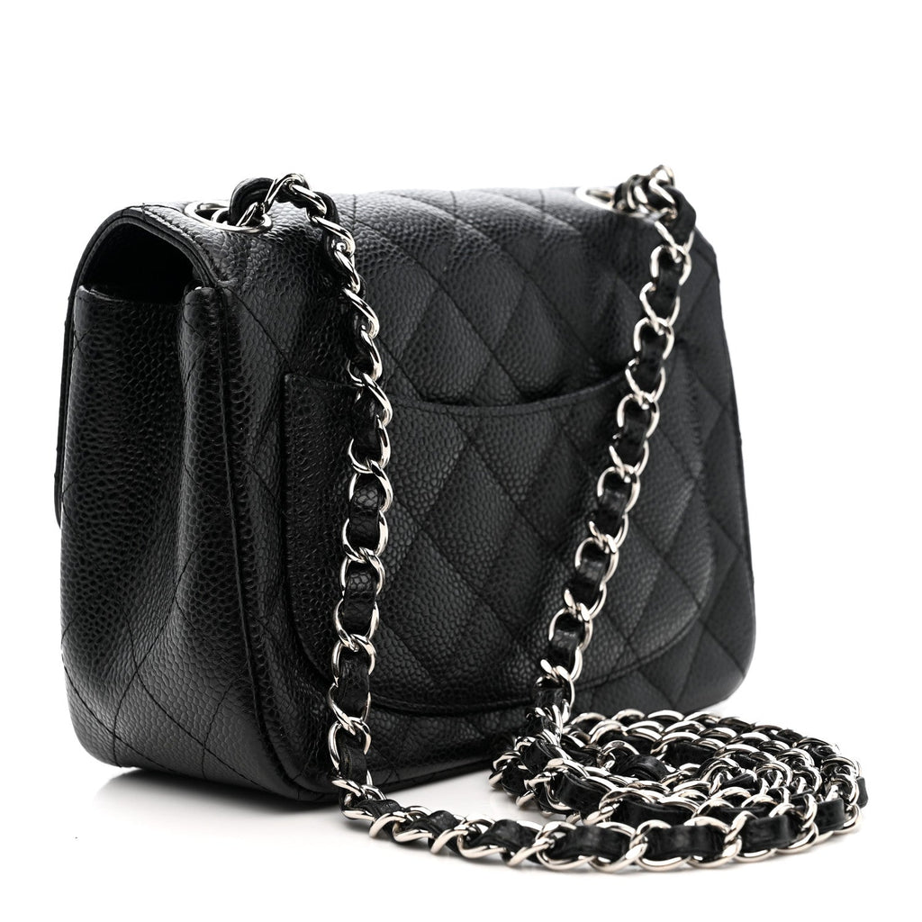 Chanel Caviar Quilted Mini Square Flap Black