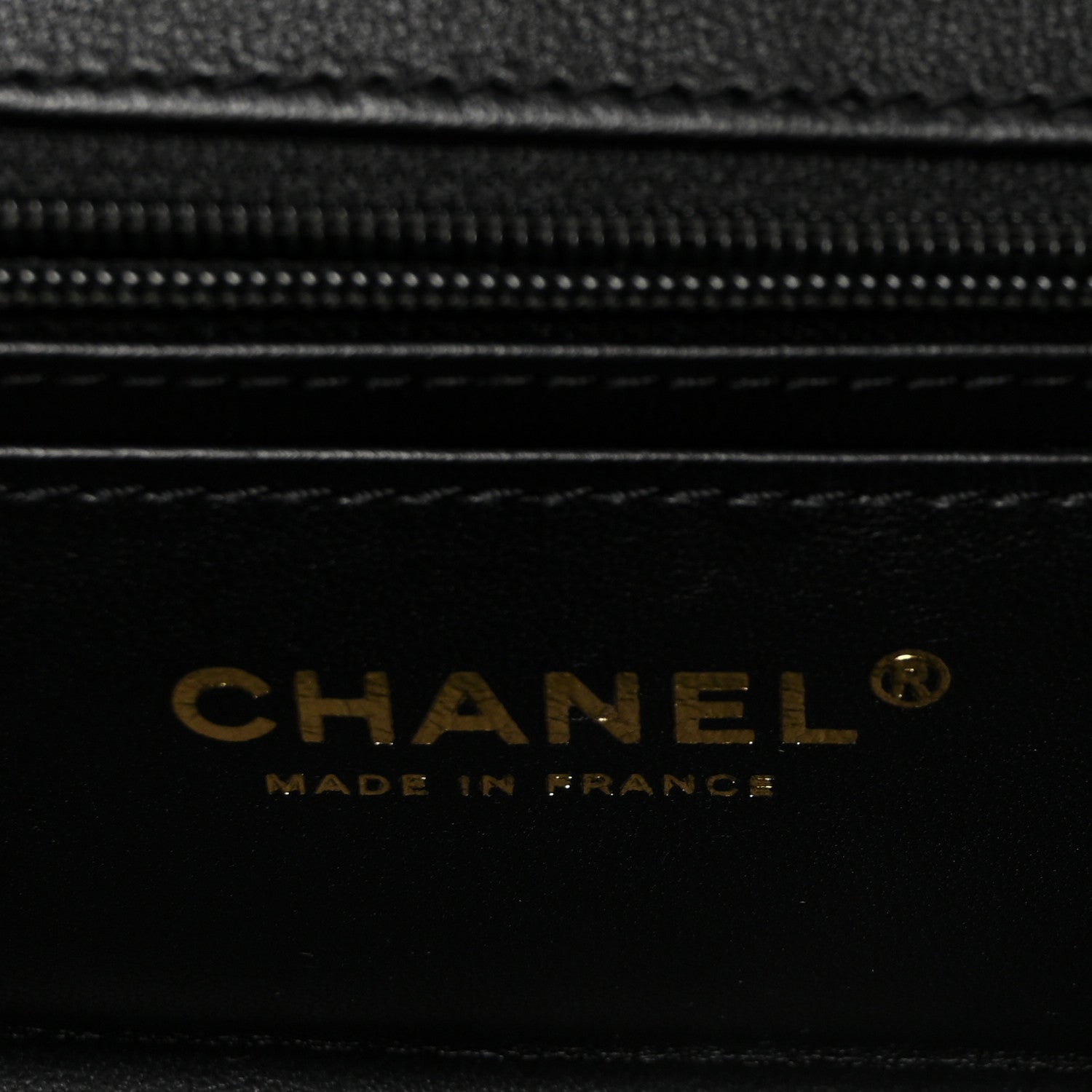 Chanel Shiny Calfskin Quilted Top Handle Box Bag Black