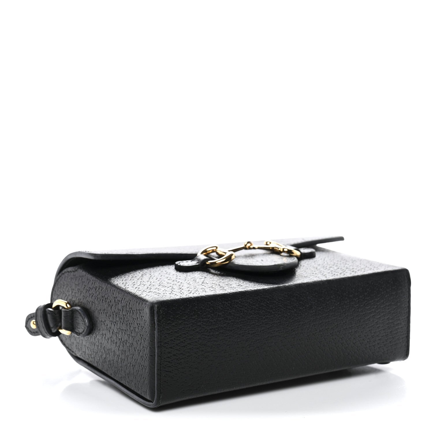 Gucci Calfskin Horsebit 1955 Shoulder Bag Black