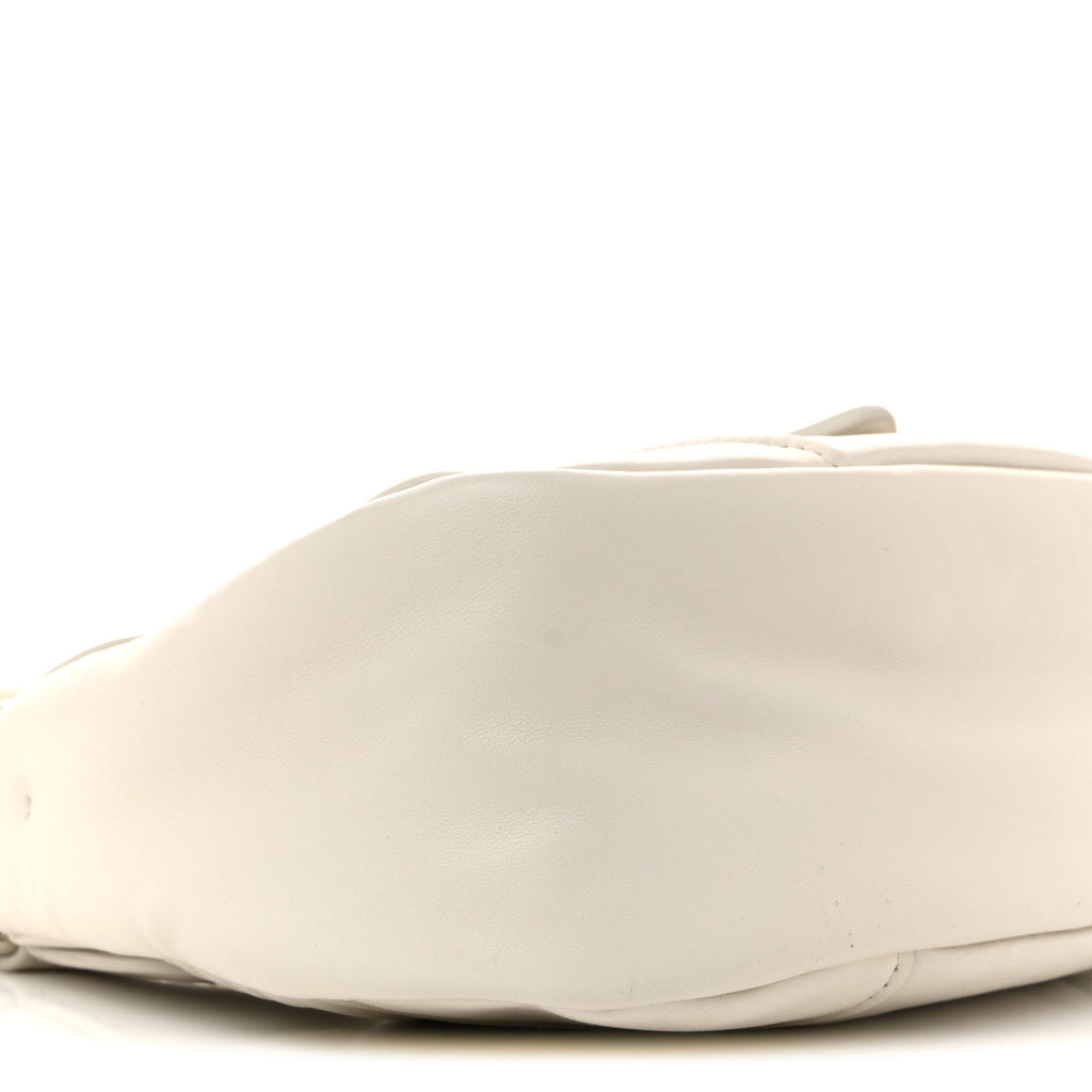 Prada Nappa Soft Padded Re-Edition 2002 Moon Bag White